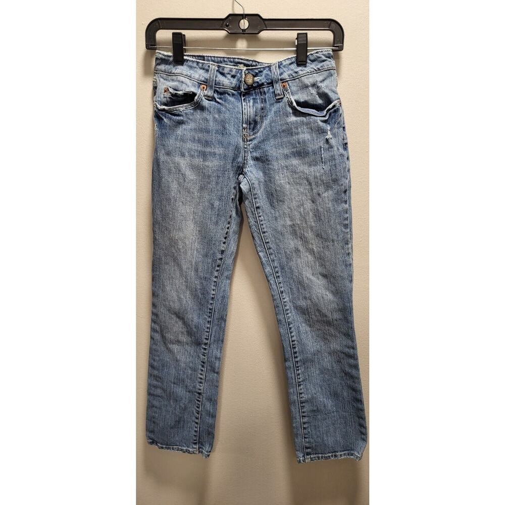 American Eagle Hipster Jeans Distressed Womens Size 0 Model 54485